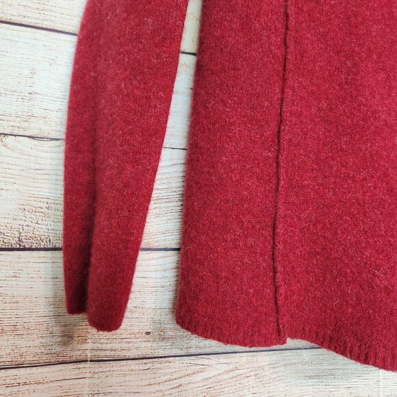 Eileen Fisher Women's Wool Coat Jacket Size XS Pockets Big Buttons Boxy READ - Picture 13 of 14